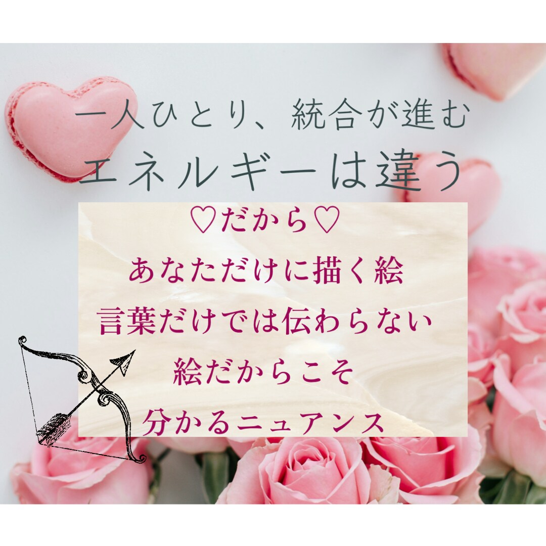 ツインレイ統合に何が必要？絵&メッセージ届けます どうしたら統合進むの？答えはあなただけの為の絵！解説付き♡ イメージ4