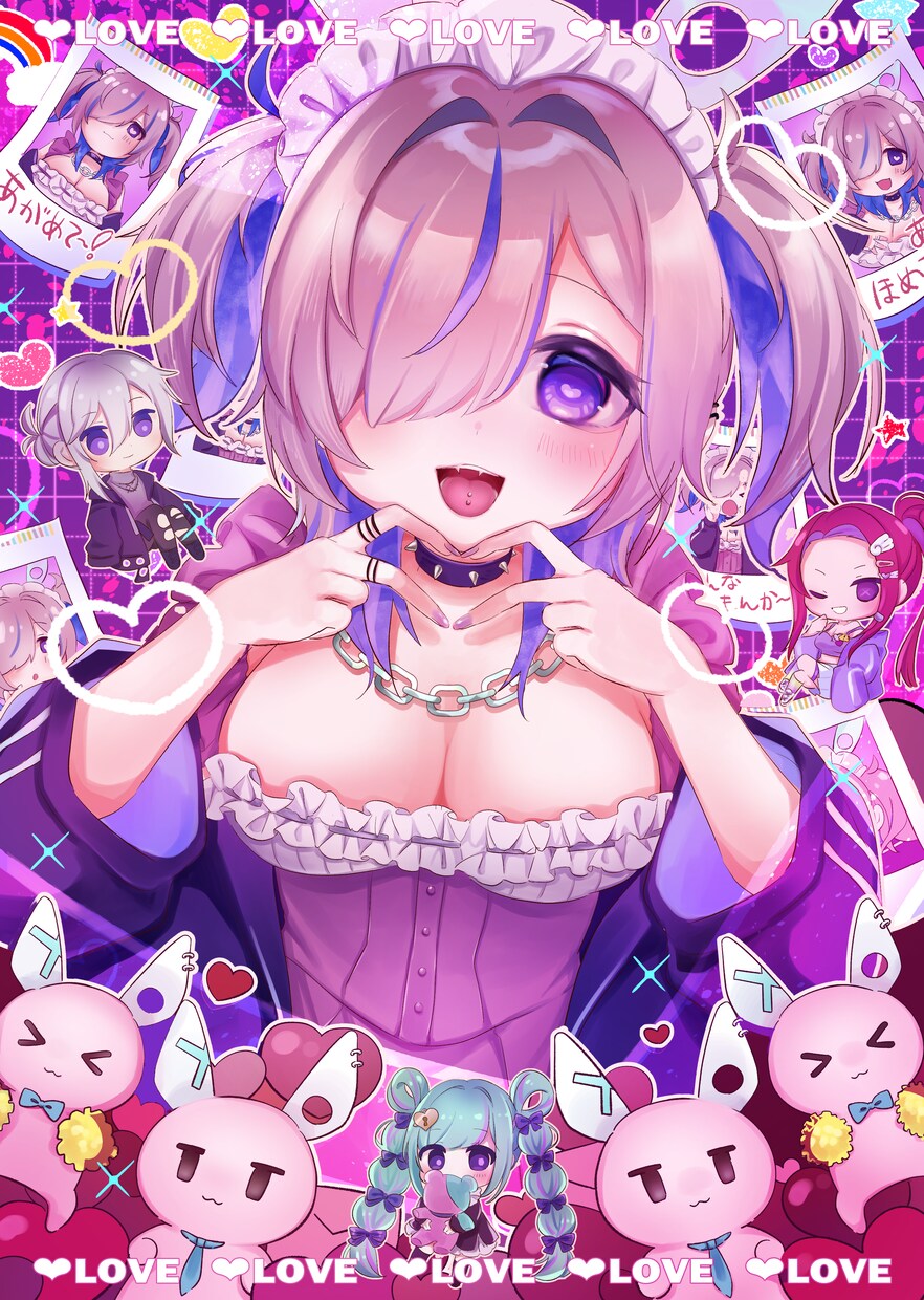 かわいくポップなイラスト制作します VTuber、Vライバー、個人観賞用なんでも！ イメージ2