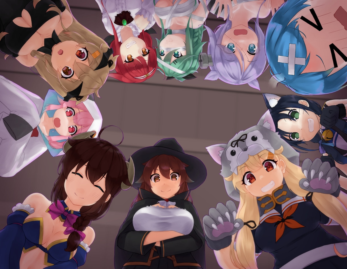 キャラクターイラストお描かきます アイコンから全身絵、背景有の絵までお描きします！ イメージ6