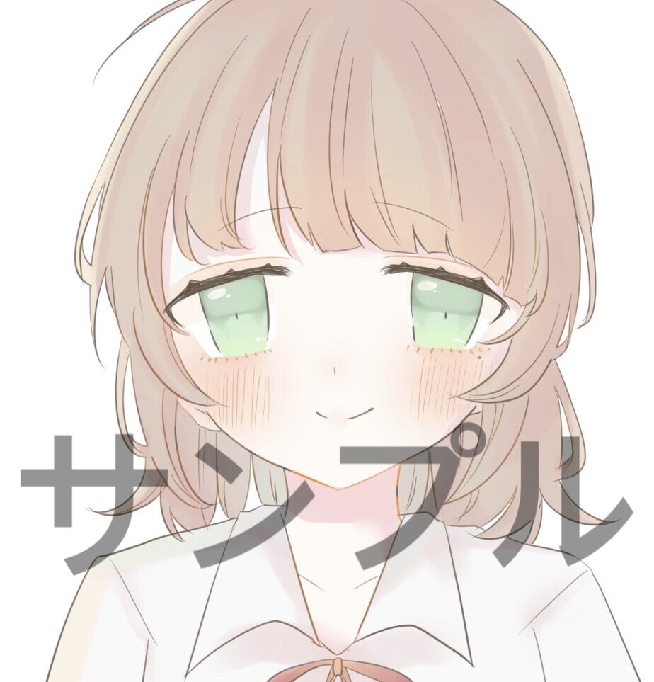可愛い女の子のSNSアイコンを描きます Twitter LINE インスタのアイコンなど！ イメージ2