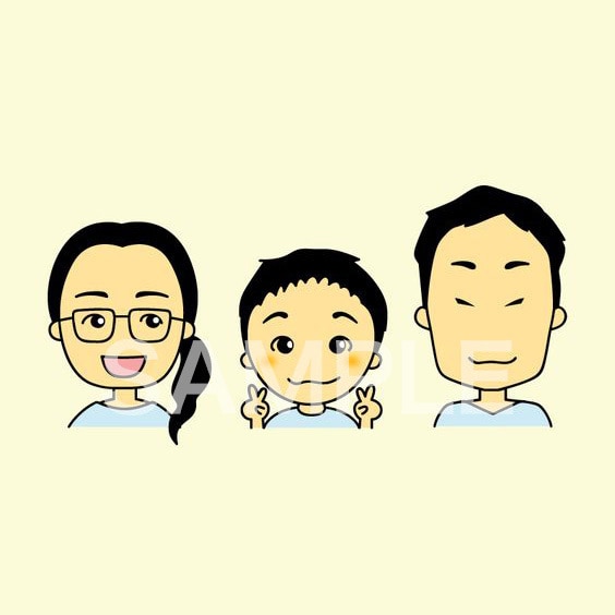 シンプル・かわいい★似顔絵をお描きします SNSアイコン・プレゼントなどに！ イメージ3