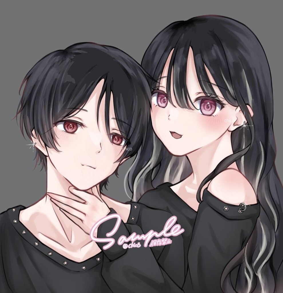 胸上構図可愛く描きます 絵柄によって雰囲気の変わるかわいいイラストをお届けします イメージ2