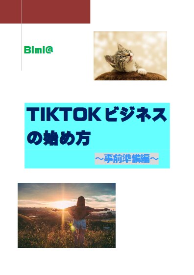 TiKTokビジネスの始め方～事前準備編～ます 実践をメインにしているのですぐに行動に移せます。 イメージ1