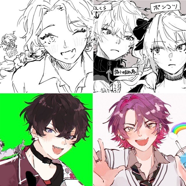 ラフな漫画イラスト・カラーイラスト承ります 使用用途自由！（※著作権付与はご相談） イメージ1