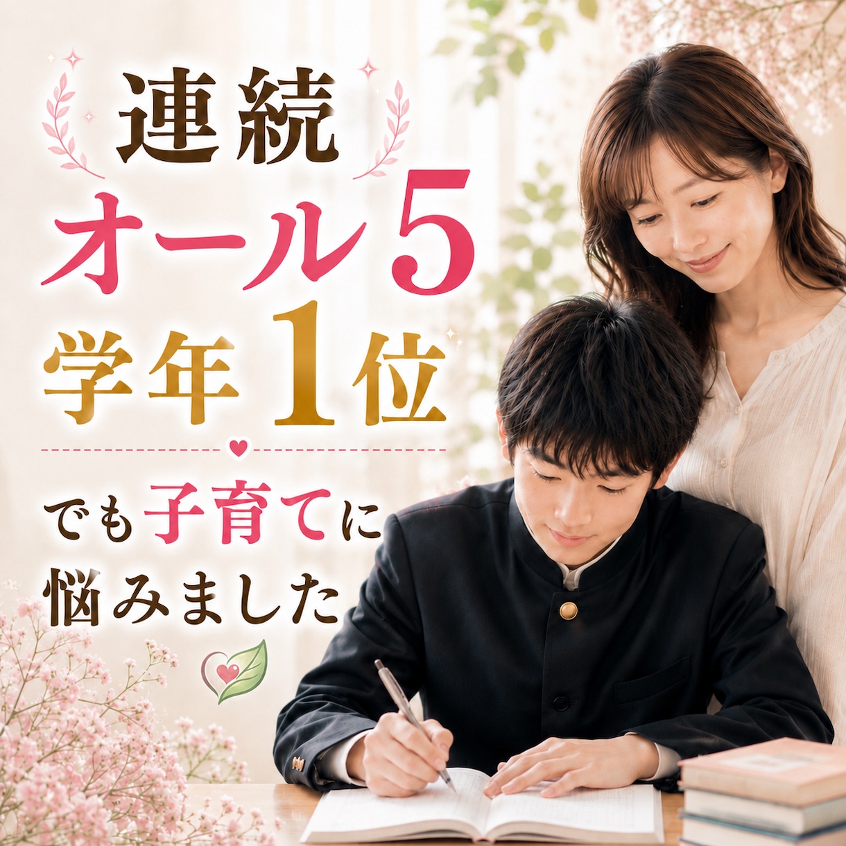 受験生ママの不安や子どもへの接し方をお聞きします 勉強・ゲーム・反抗期｜頑張りすぎない親子関係を一緒に考える イメージ1
