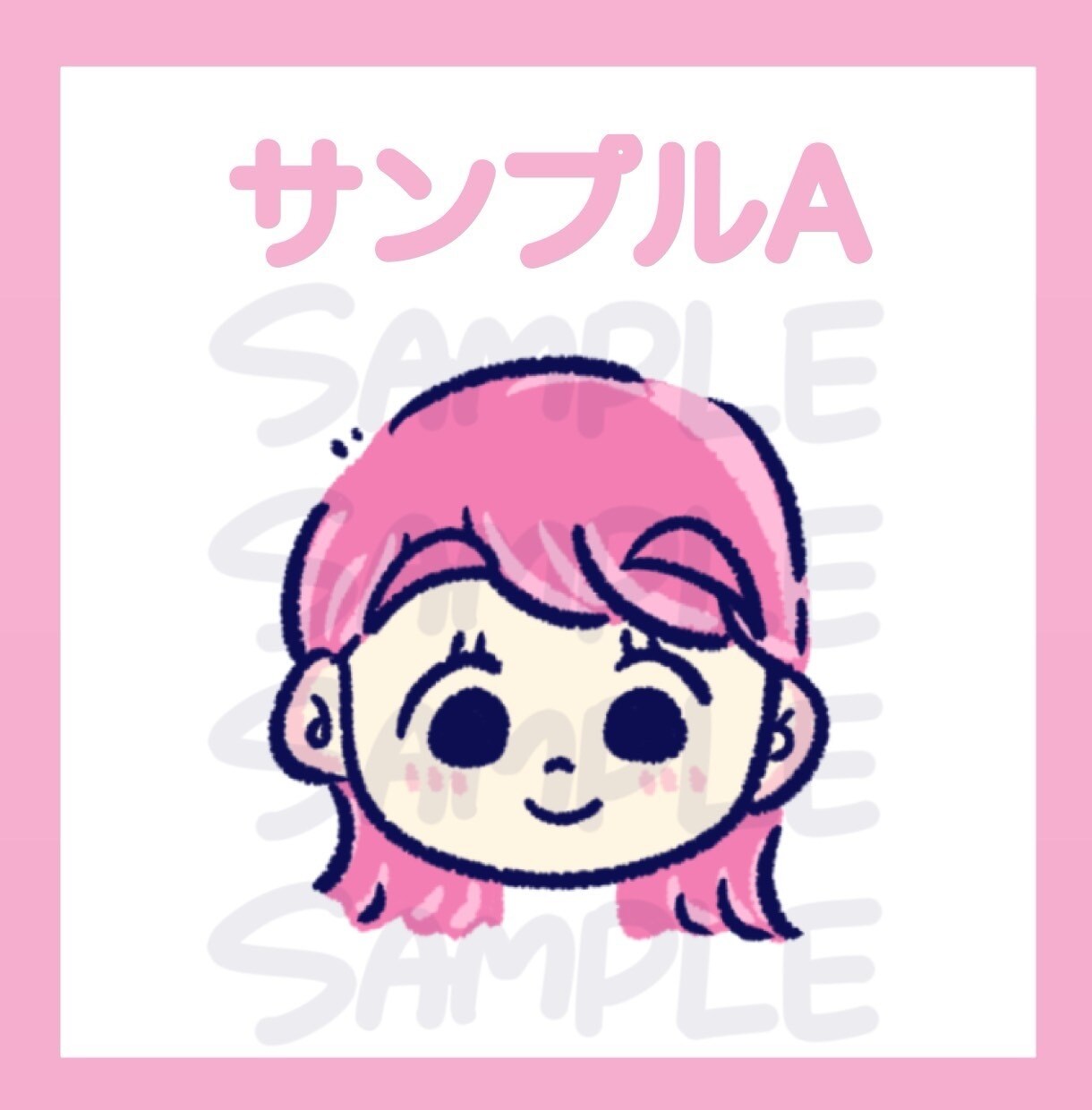 可愛い！と言われる似顔絵を描きます あなたらしさを大切に、そして可愛く、そしてポップに制作 イメージ4