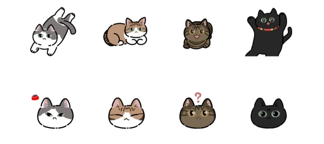 大切なペットのLINEスタンプ作成します 世界にひとつだけのオリジナルLINEスタンプをお作りします イメージ2