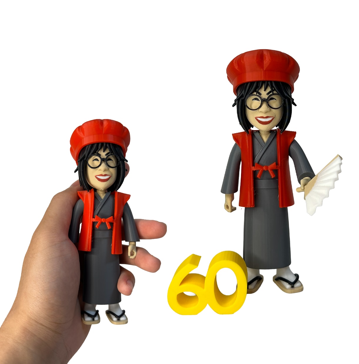 あなたの写真でオリジナルフィギュアを作成いたします 服装や体型も再現！ギフトや個人用におすすめです！ イメージ3