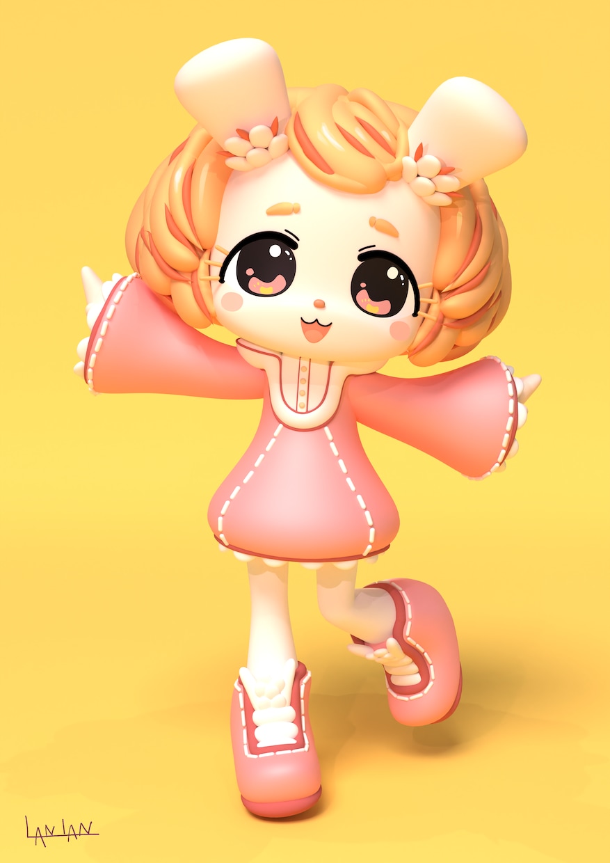 可愛い！デフォルメ！のキャラクターイラスト描きます ポップ、KAWAII、キュートなキャラクターをデザインから！ イメージ2