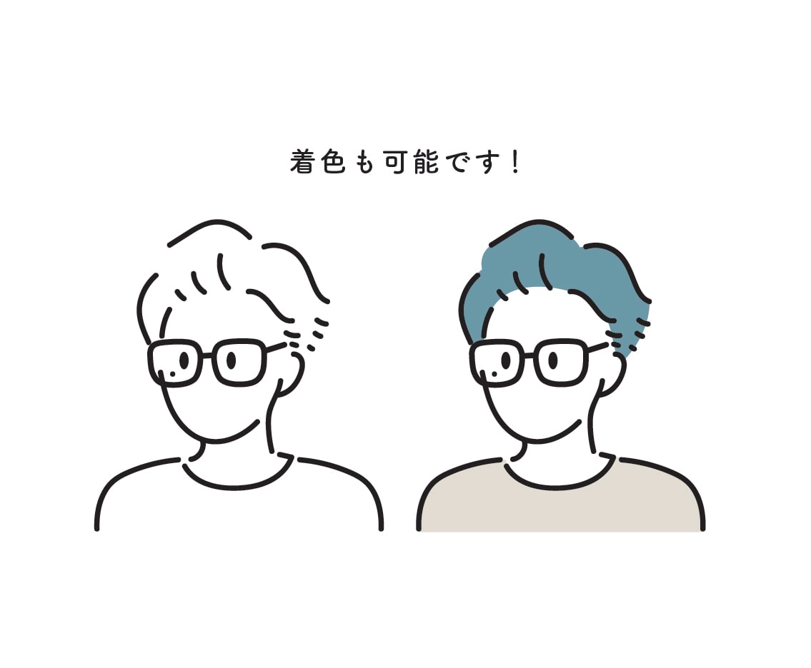 シンプルな似顔絵を制作します SNSアイコン・名刺・記念日・オリジナルグッズなど◎ イメージ3