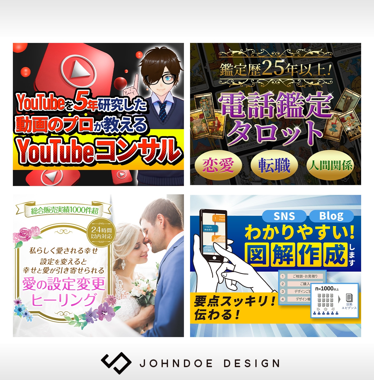 ココナラなどスキルマーケットのサムネイルを作ります クリック率を意識した設計でライバルに差をつけます イメージ5