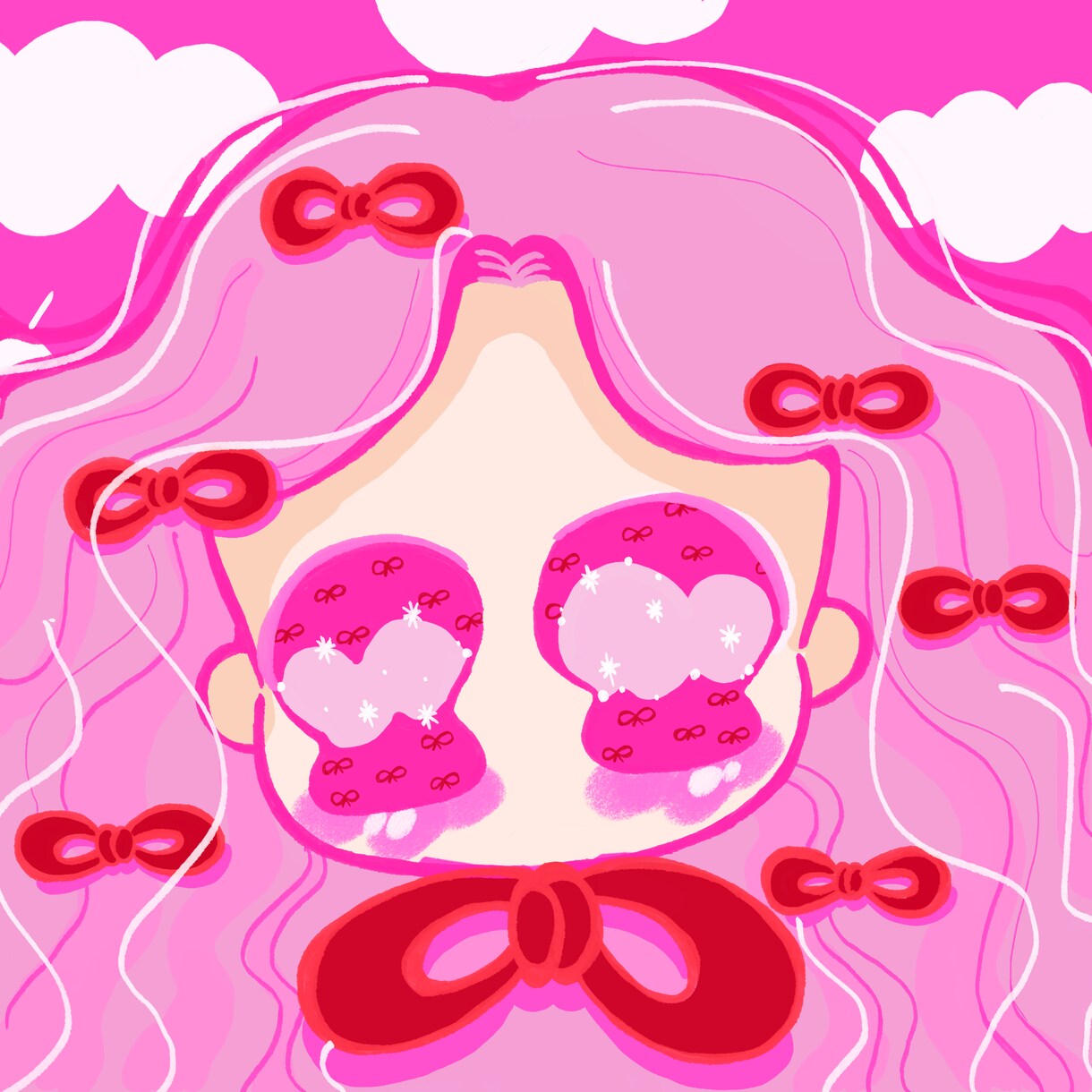 あなたの『かわいい』をポップに描きます 目がモクモクのかわいい子たちであなたのアイコン作ります☁️ イメージ6