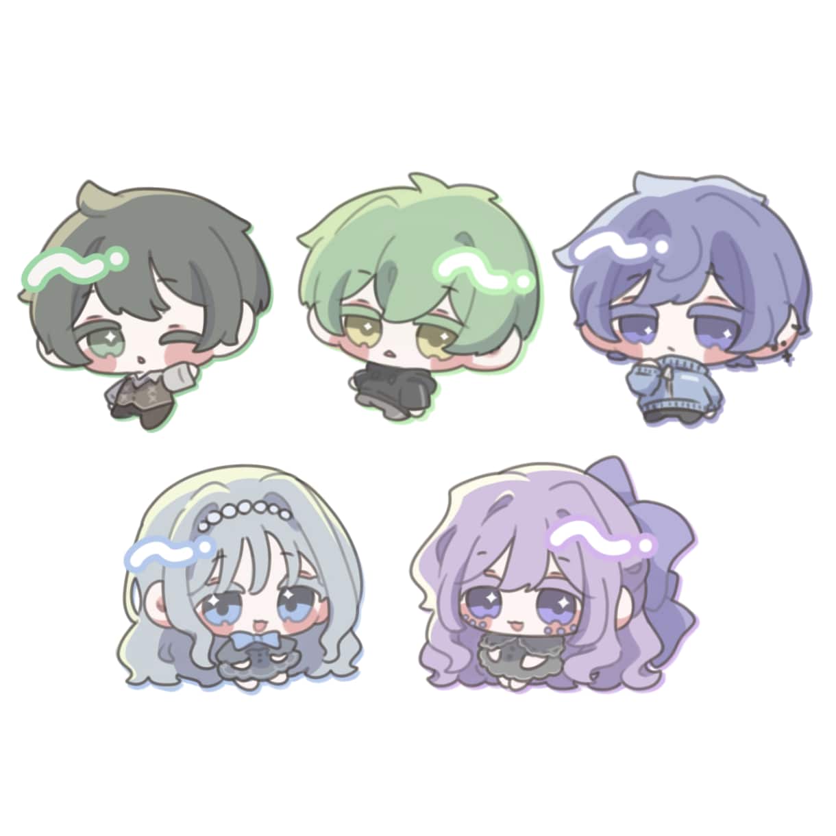 かわいいちみキャラのSNSアイコンを作成します ふわふわで可愛いミニキャライラストを丁寧に作成します！ イメージ1