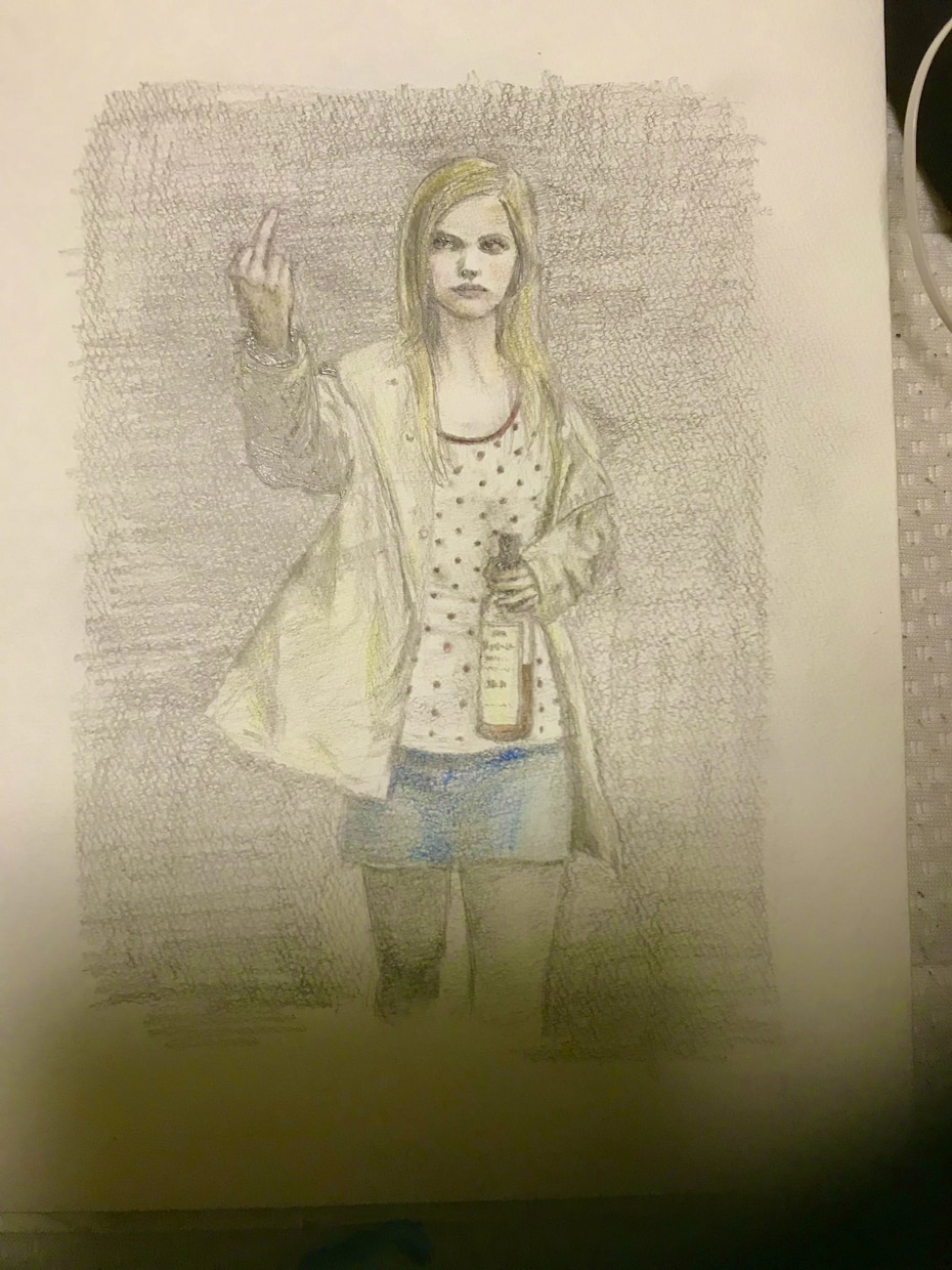 手描きの人物画を描きます 手描き感を出しつつリアルなタッチで似顔絵などを描きます。 イメージ6