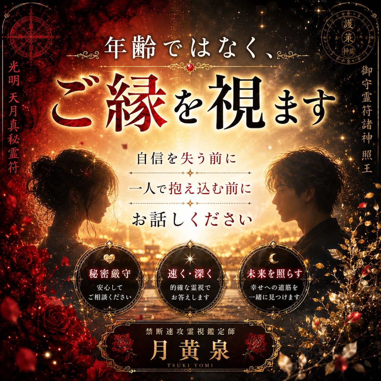 歳の差恋愛のお相手本気度と未来を禁断即効霊視します 運命と宿命に結ばれたお2人のご縁の、今世のお役目を見抜きます イメージ6