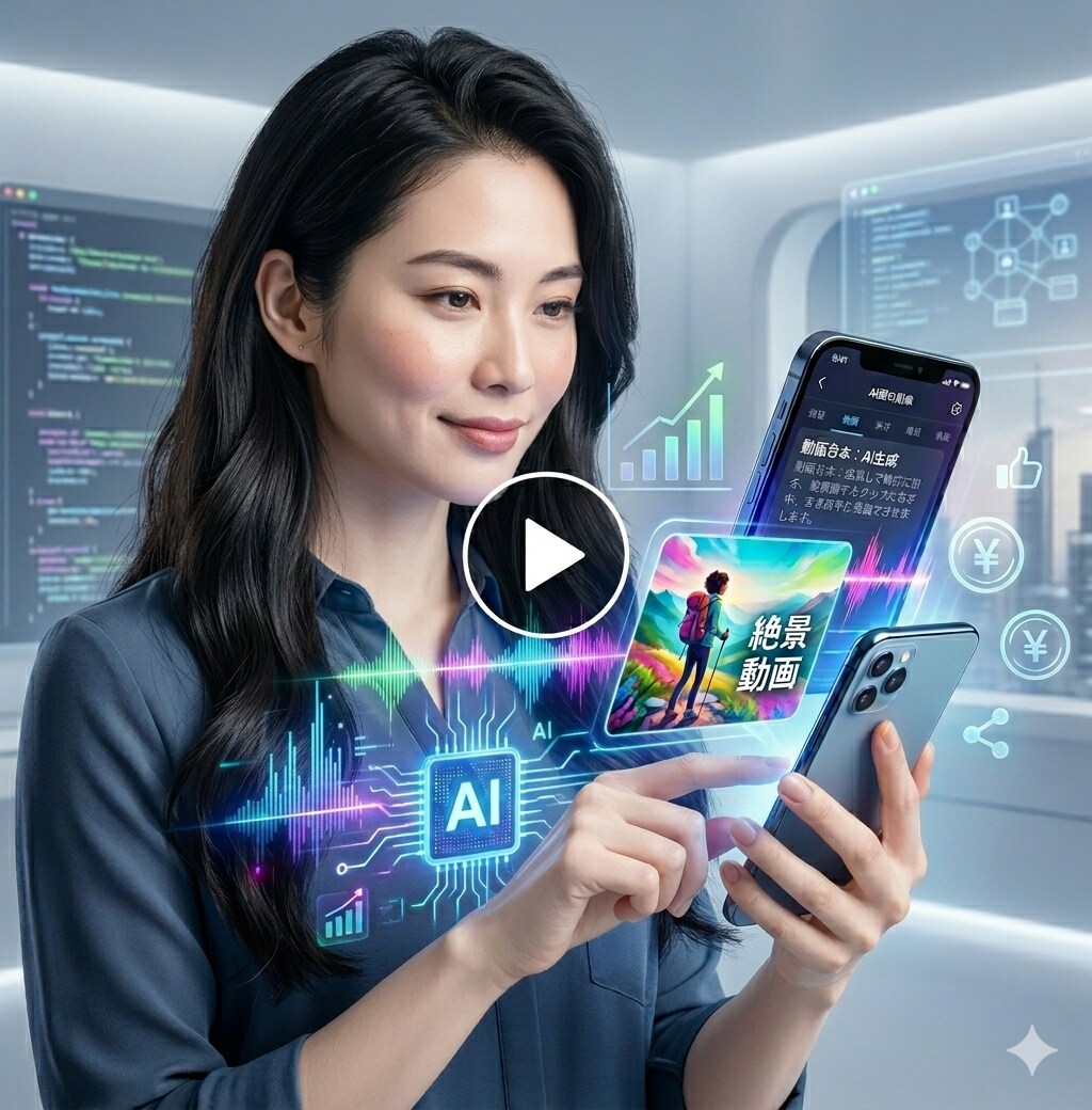 AI×スマホでバズるショート動画術を教えます AI台本・自動音声・編集アプリで効率的に収益化 イメージ1