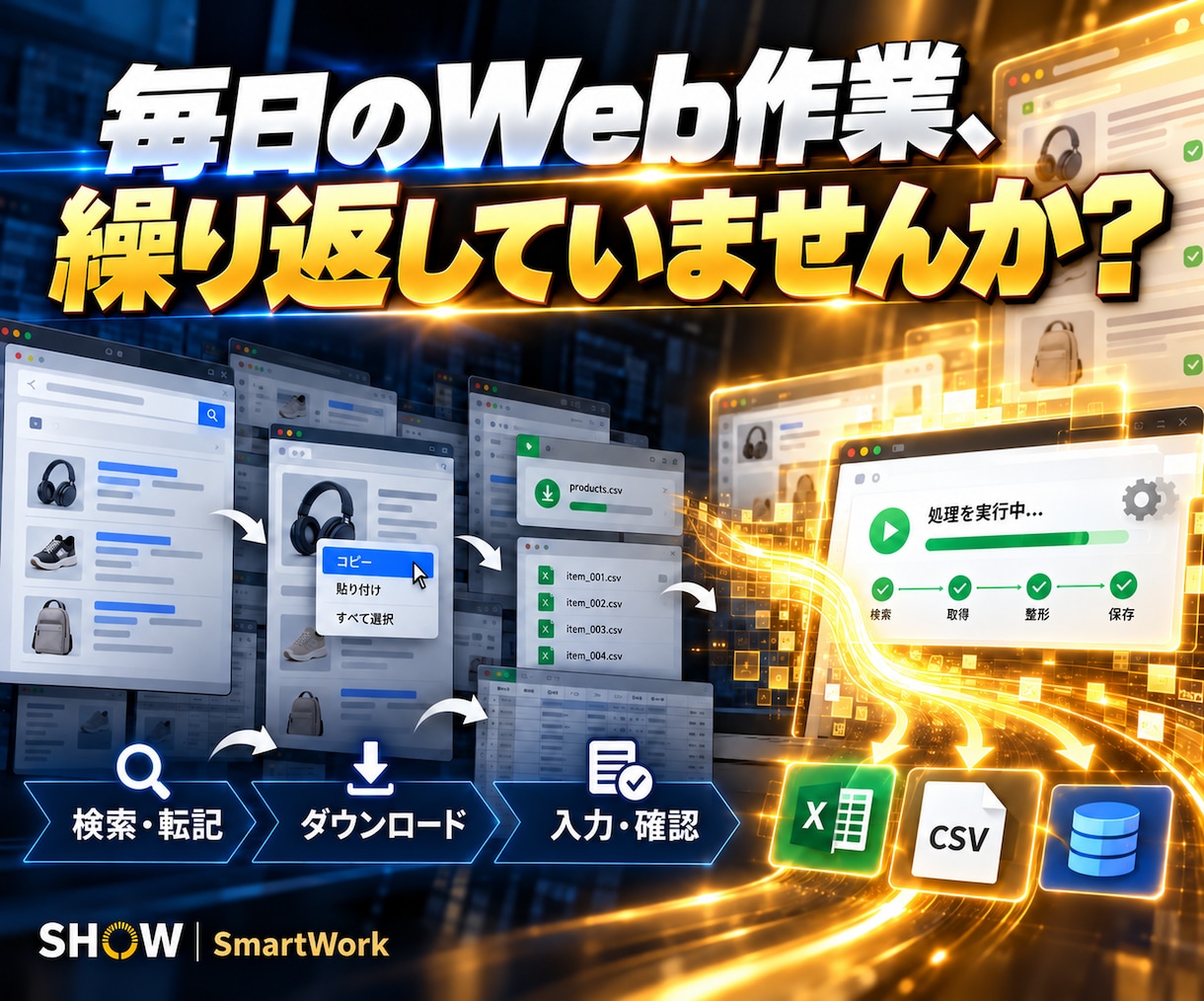 Pythonでスクレイピング・Web自動化します データ取得・ログイン後の操作・ダウンロード・通知まで対応 イメージ2