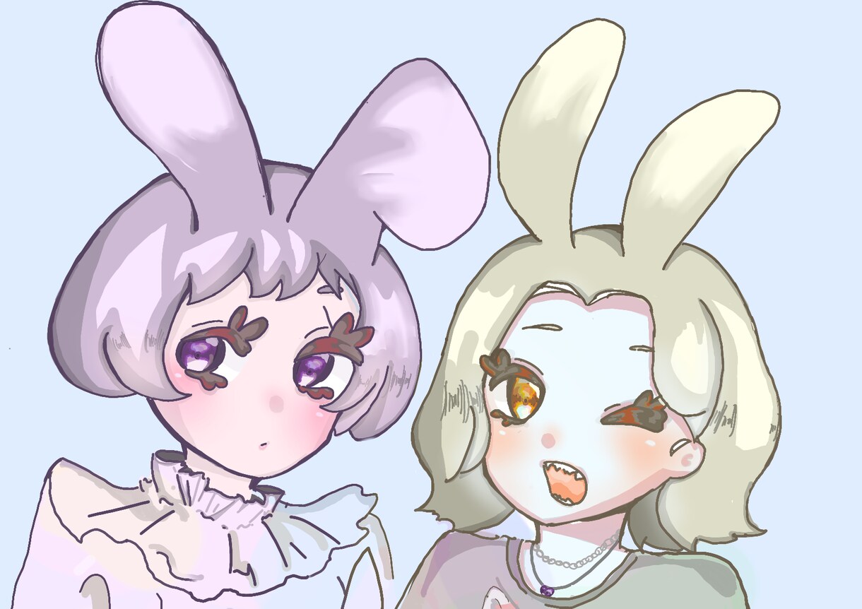 キャッチーな可愛いキャラクターを提供します 目を引く色とゆるめな線で描きます！ イメージ3