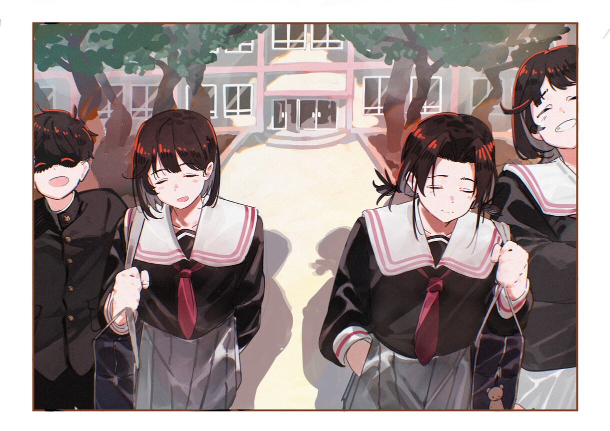 動画のサムネイルやMVのイラストなどを制作致します リアルにもデフォルメにも近いイラストで活動に彩りを！！ イメージ4