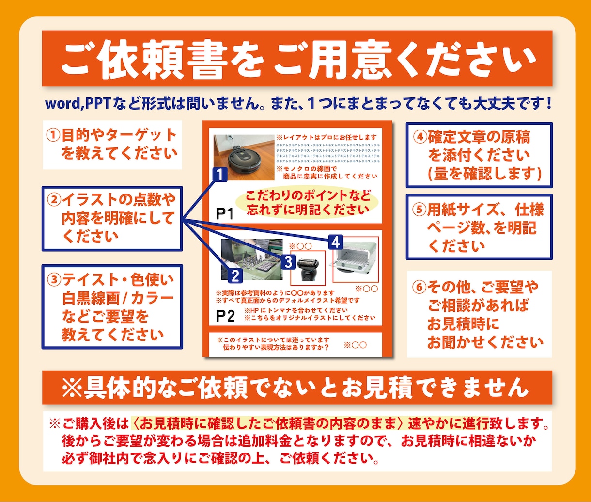 図解イラスト取扱説明書マニュアル挿絵マップ作ります 安い早い！高品質！著作権譲渡込◎インフォグラフィックや図表も イメージ2