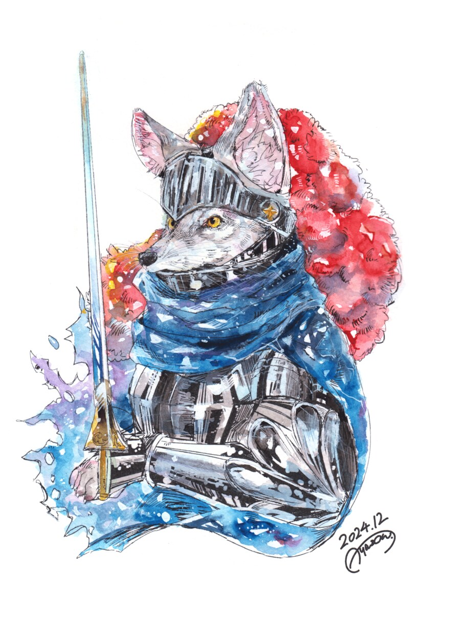 リアルだけど超幻想的！あなたのお好みの動物描きます 可愛いから格好いいまで！装飾的な水彩動物画（ペット可） イメージ6