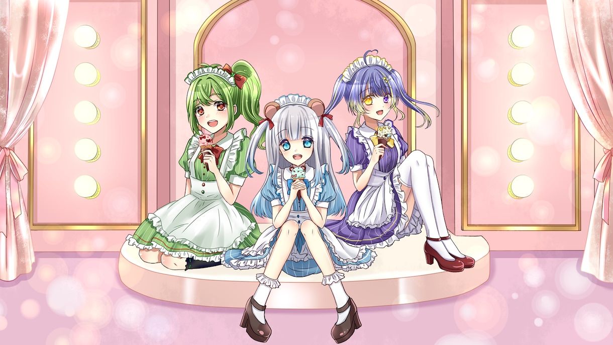 動画やその他用途様々！透明感あるイラスト描きます 様々な用途で使える一枚絵お描きします！ イメージ3