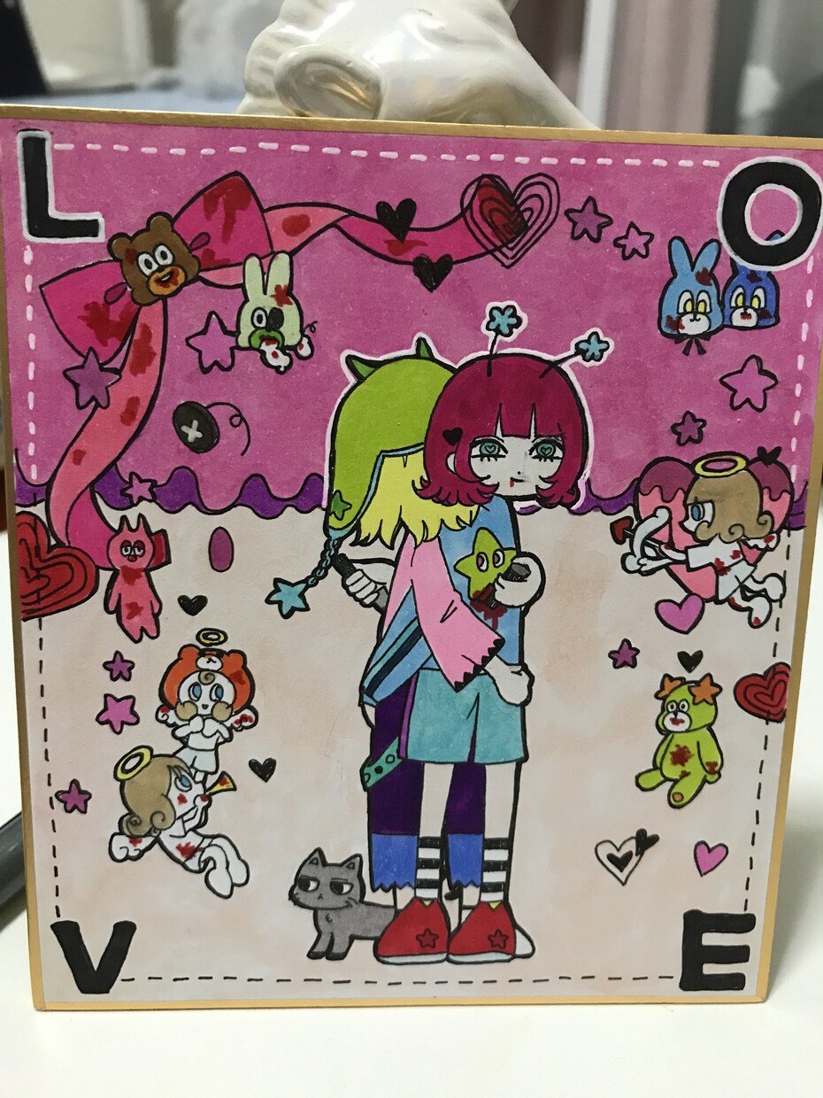 部屋に飾る用などコピックのアナログイラスト描きます コピックでポップなイラスト描きます！ イメージ5