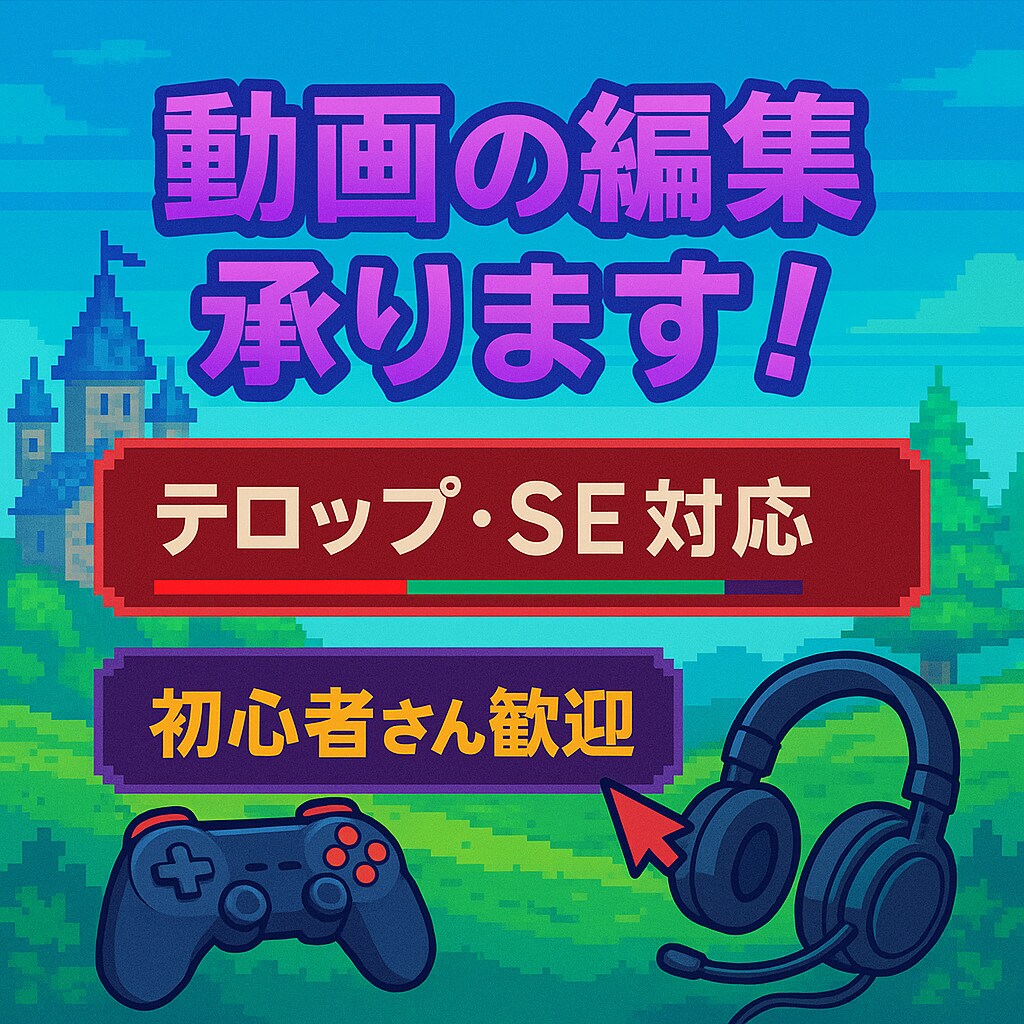 YouTube動画やショート動画の編集を承ります あなたの動画を、見やすく・伝わる形に編集いたします！ イメージ1