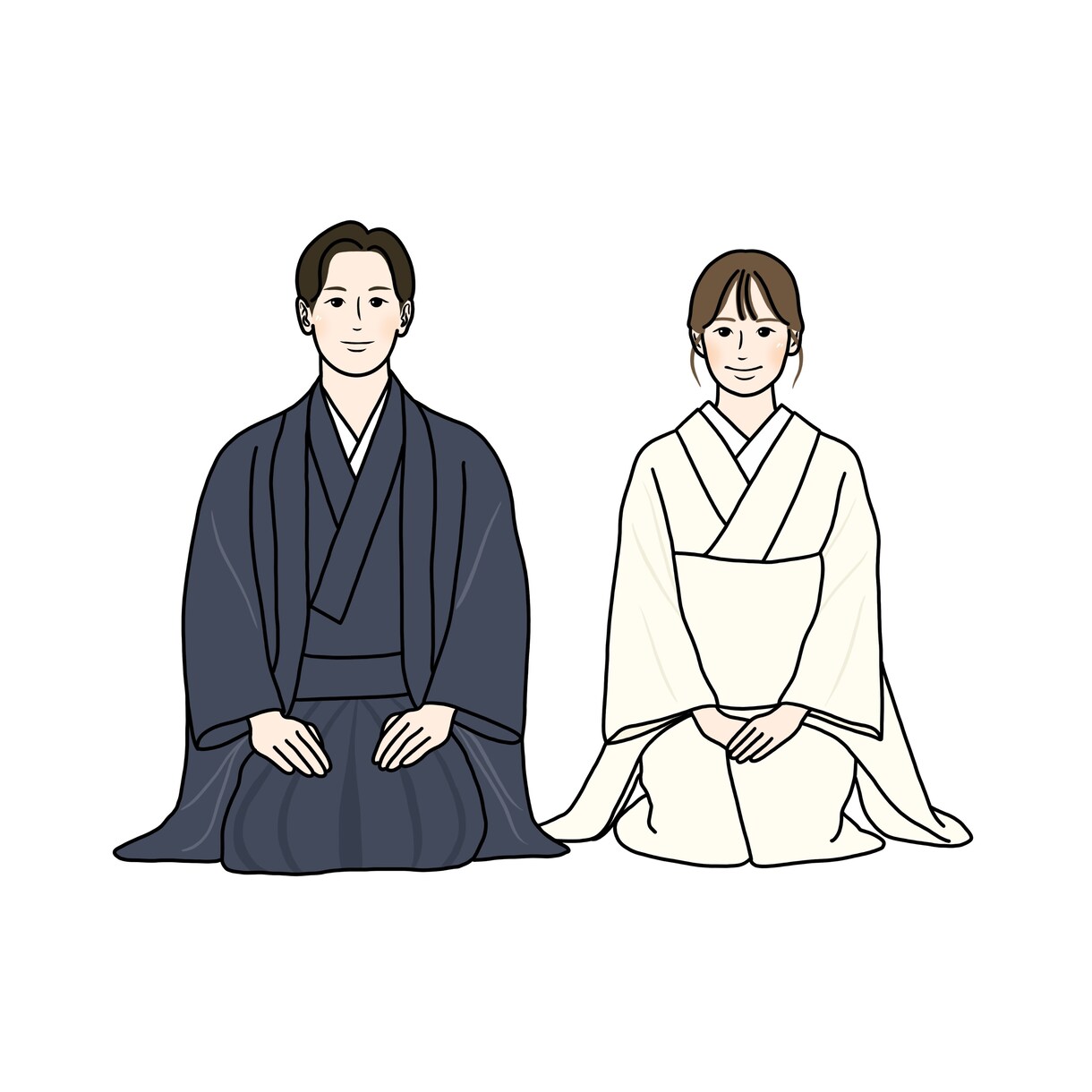 幸せな瞬間を線で残すイラストます 大切な人へのプレゼントにもおすすめです。 イメージ4