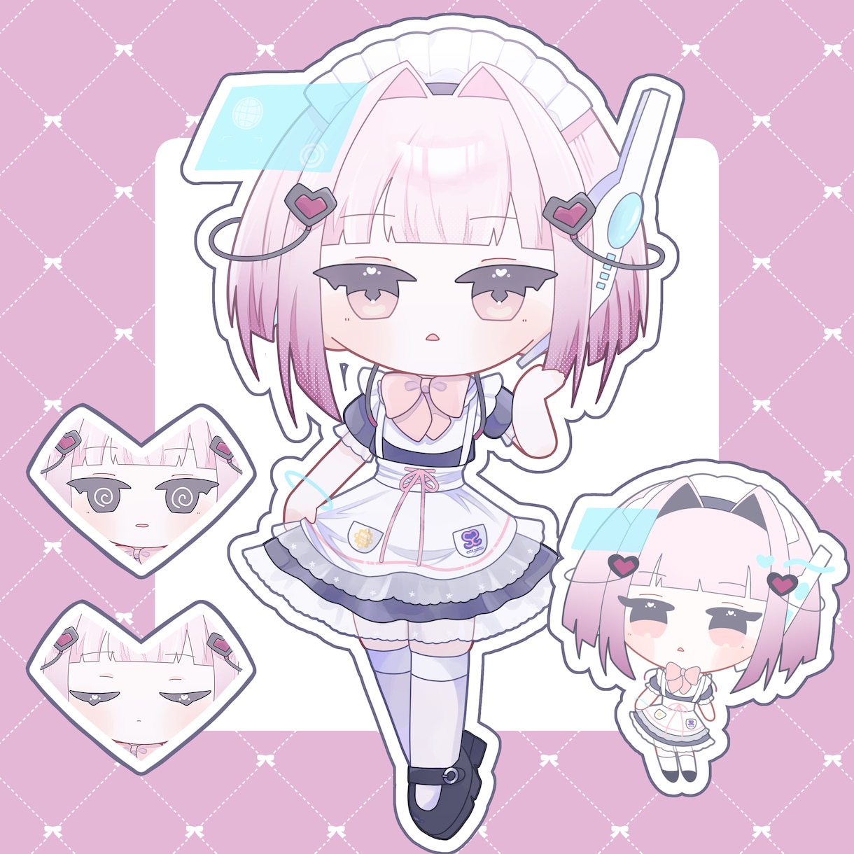 最短1日！かわいいSDイラスト描きます Vtuberさんから人気！アイコン/グッズ/配信向け イメージ6