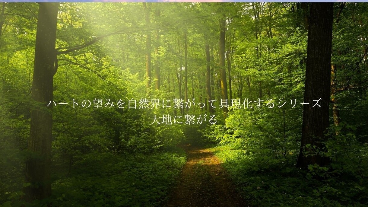 ハートの想いを自然の力で現実化します お試し体験版　ハートから望む現実を創造しよう イメージ9