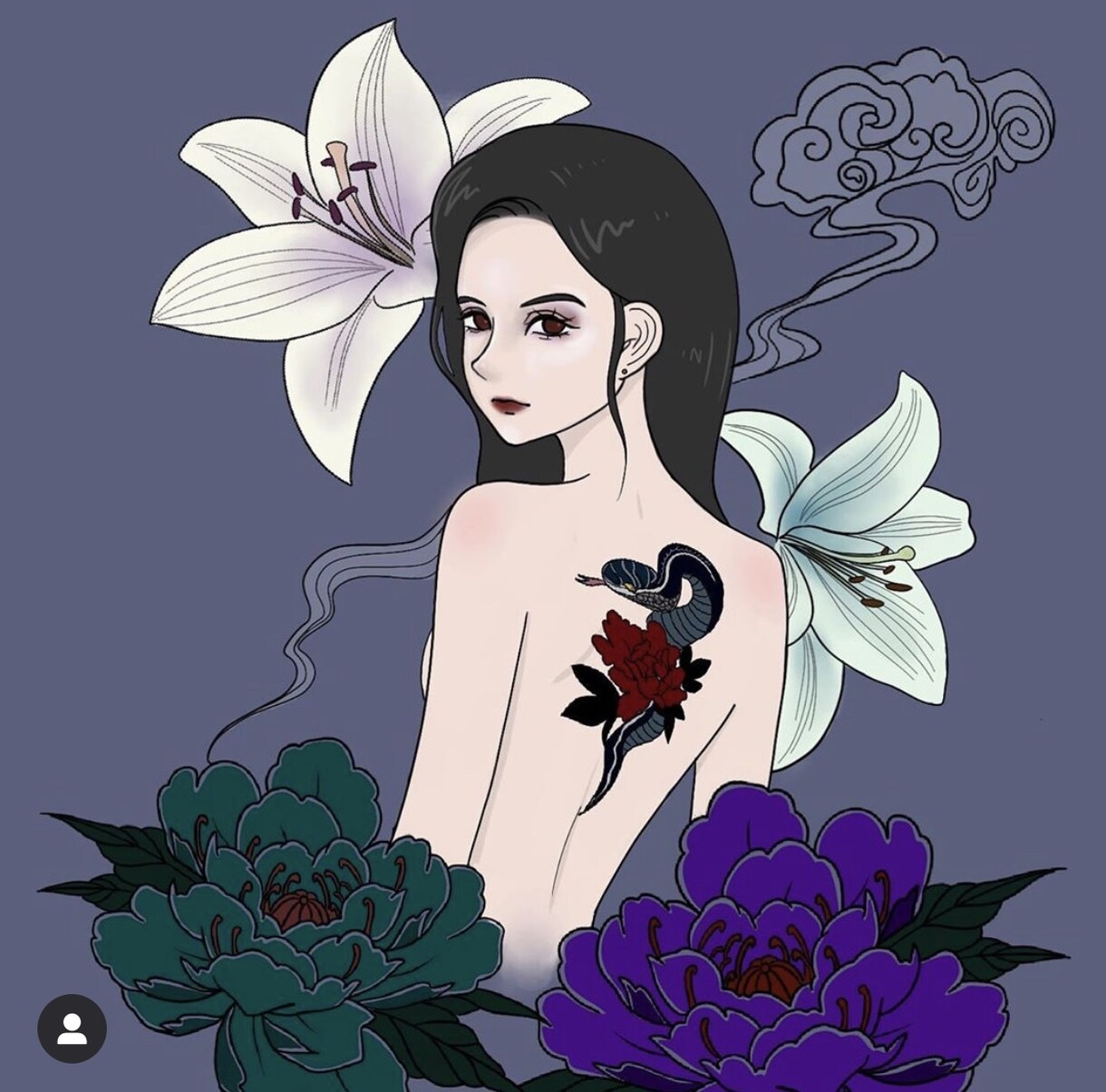 似顔絵イラスト、SNSアイコン等承ります キラキラした、柔らかい雰囲気を大切にしています イメージ4