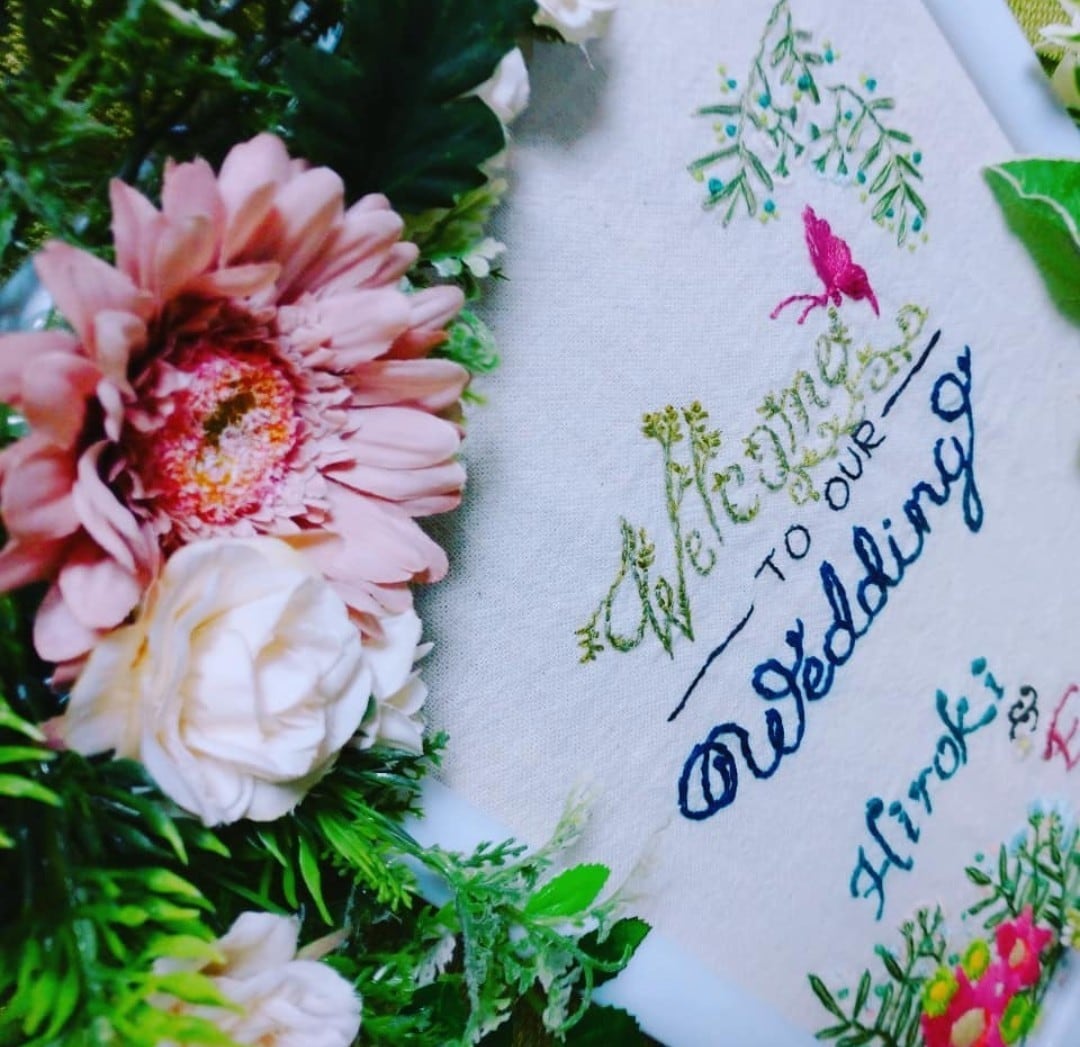 オリジナルWelcomeboard作成します お二人らしい結婚式をエントランスから… イメージ3