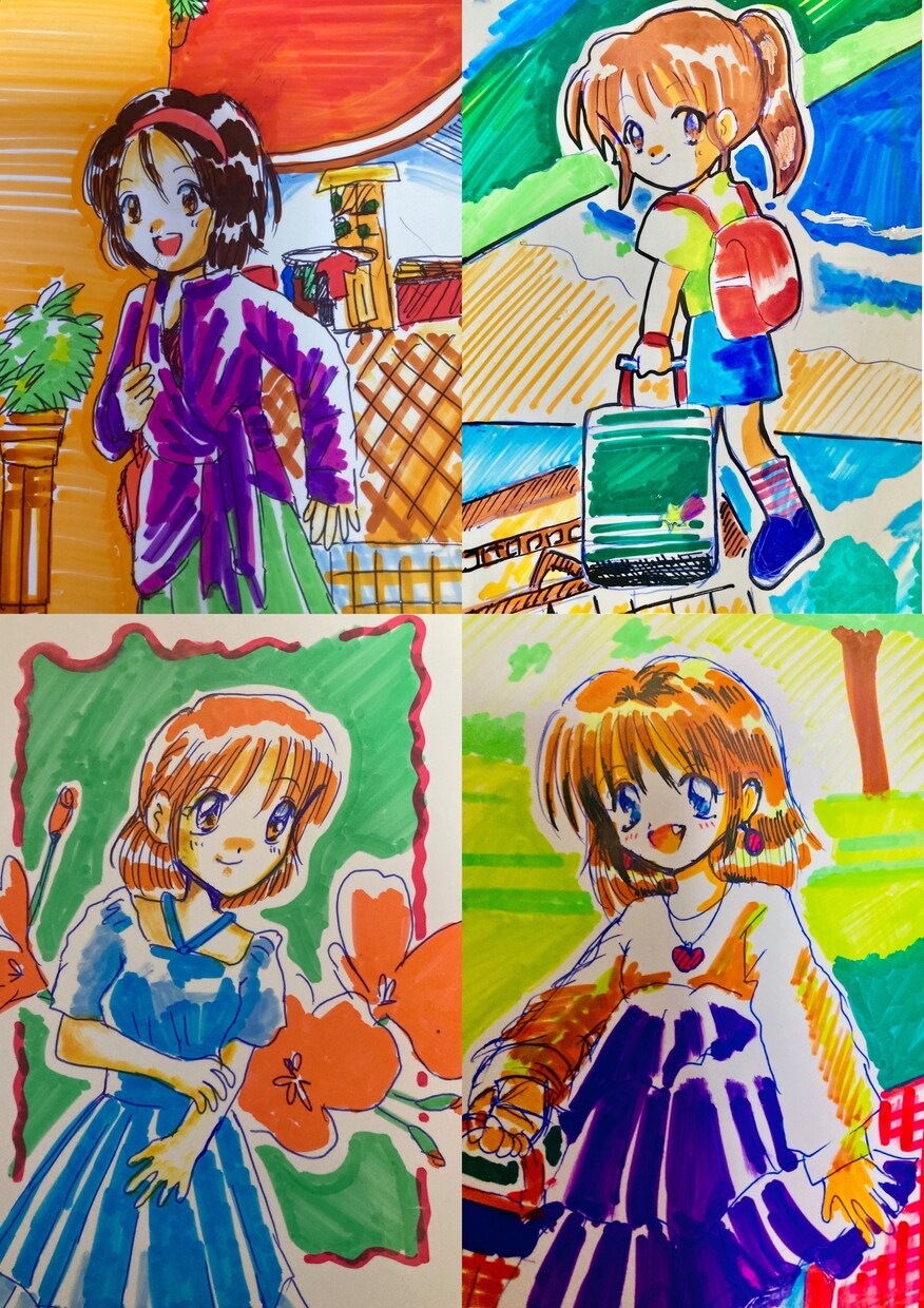 手描きの温かいイラスト　お描きします デジタルにはない、手描きの温かみのあるイラストをお届けします イメージ3