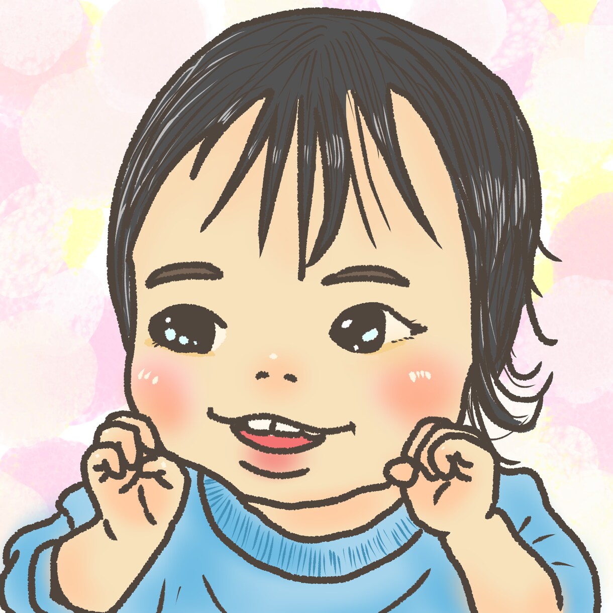 商用利用可　可愛い似顔絵を描きます プレゼントにも大人気！ふんわり可愛い似顔絵です！！ イメージ4