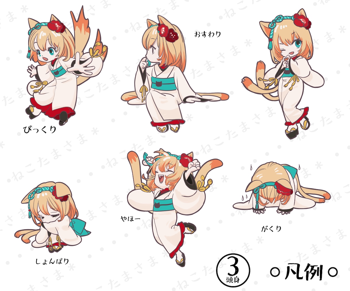 SDキャラお描きします お好きな小物もしくは動物とセットでお描きします イメージ3