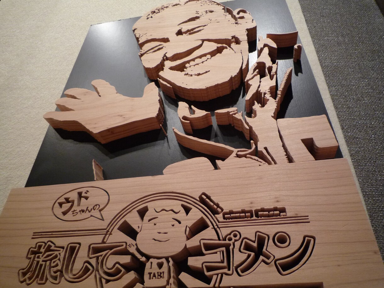 糸鋸アート(A3サイズ)作ります ウッド調のインテリアにピッタリ！新築祝いの贈り物にもオススメ イメージ4