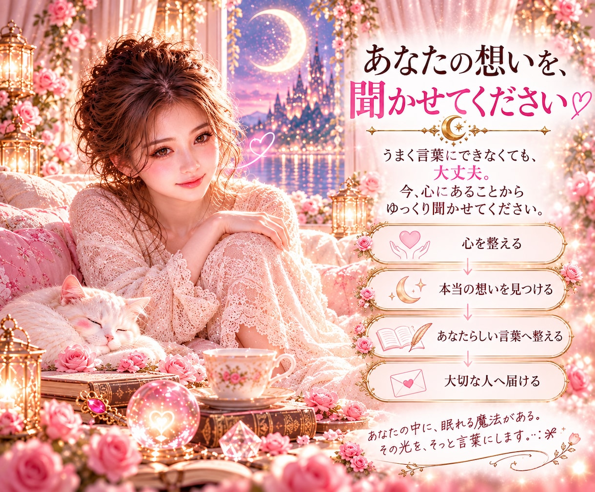 好きな人へのLINE返信を丁寧に整えます 心にある本当の想いを、あなたらしい言葉へ丁寧に整えます イメージ6