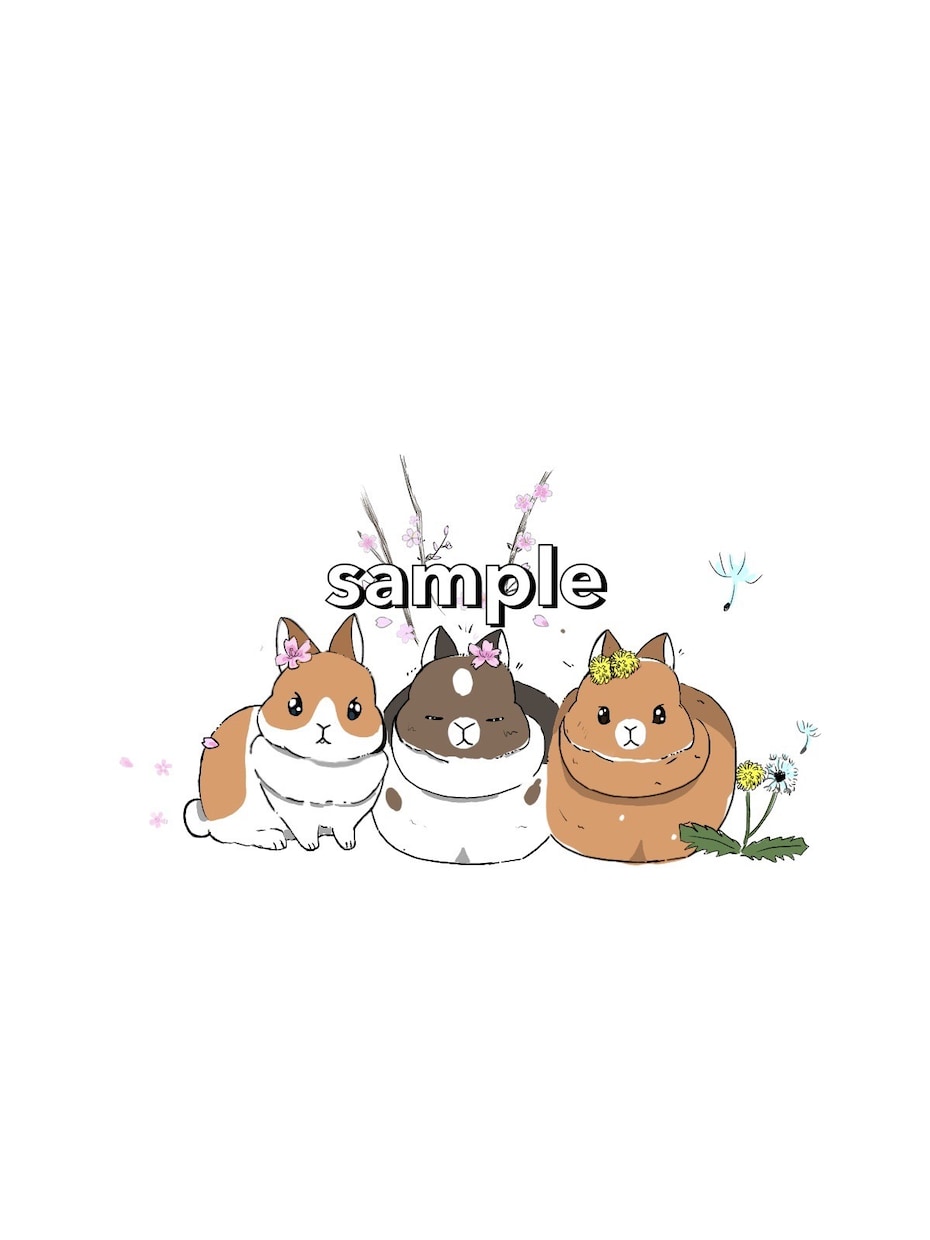 かわいいうさぎのイラスト♡描きます ぜひペットのかわいいうさちゃんをイラストで残しませんか？ イメージ2
