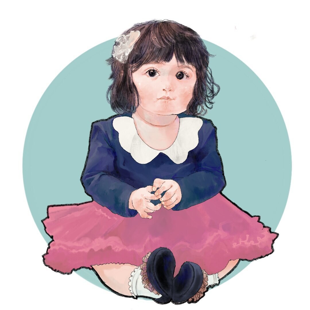 写真からご本人、お子様、芸能人などの絵を描きます 写真を利用できないシーンにも。味わい深い絵が描けます。 イメージ5