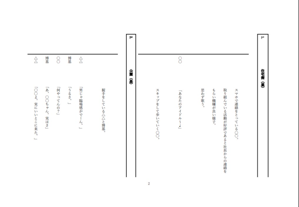 ショートドラマ・舞台脚本を書きます 舞台・映像・ショートドラマ対応の脚本制作です イメージ2