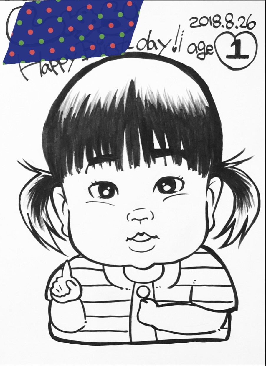 似顔絵描きます 安く似顔絵を描きます！誕生日や記念日に。 イメージ4