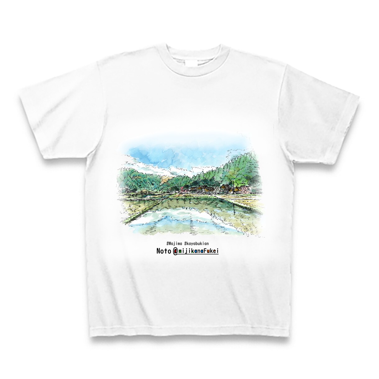 あなたの街の風景スケッチTシャツを作ります 1ロット20枚～。あなたの街の素敵な風景を拡散しませんか！ イメージ6
