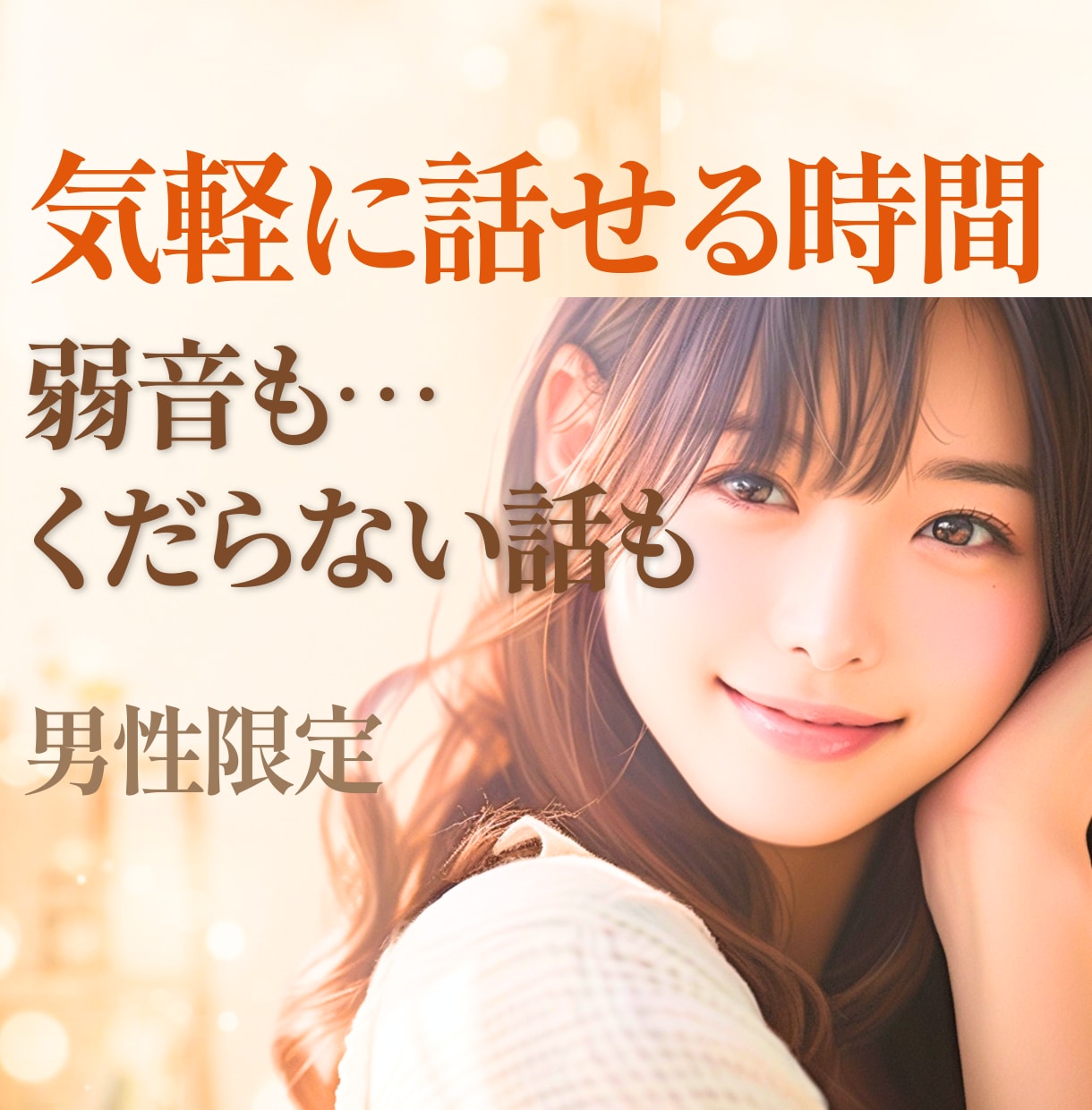 男性限定⭐安心ボイスな女友達に⭐楽しく聴きます 今すぐ⭕お悩みから雑談/愚痴/飲み中も☘️なんでもお気軽に イメージ1