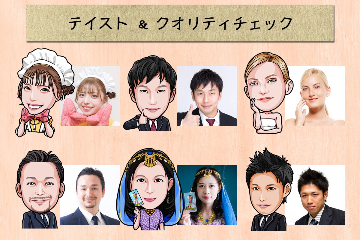 kipponの似顔絵スタジオ、今日もハリキってます お値打ち価格で似顔絵描かせてもらいます！ イメージ5