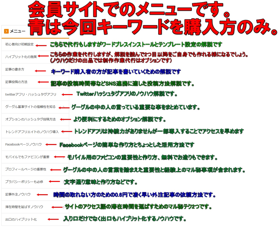 WordPressアフリサイト構築＋キーワードます 21,000キーワード＋Twitter＋FBに自動投稿設定 イメージ6