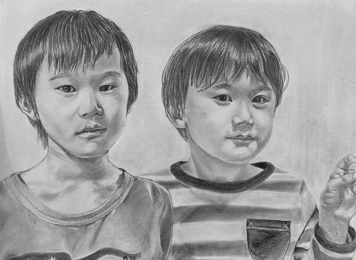 写真からリアルな似顔絵を描きます 8年以上の経験で心を込めて制作します イメージ1