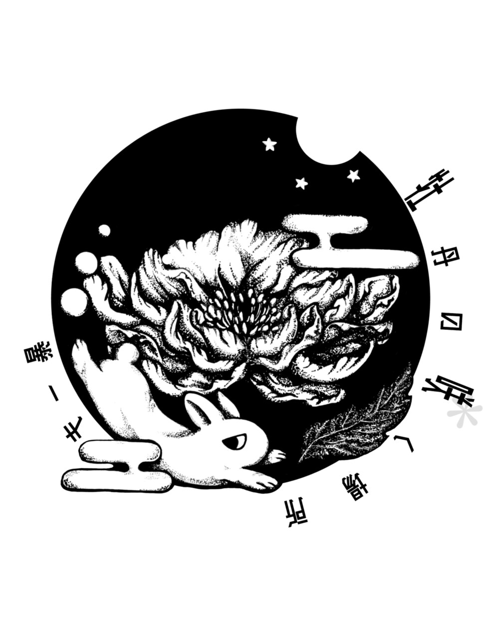 手書きでモノクロ・クールな一枚絵イラスト描きます CDやアイコンなどに使える一枚絵のイラストを描きます イメージ2