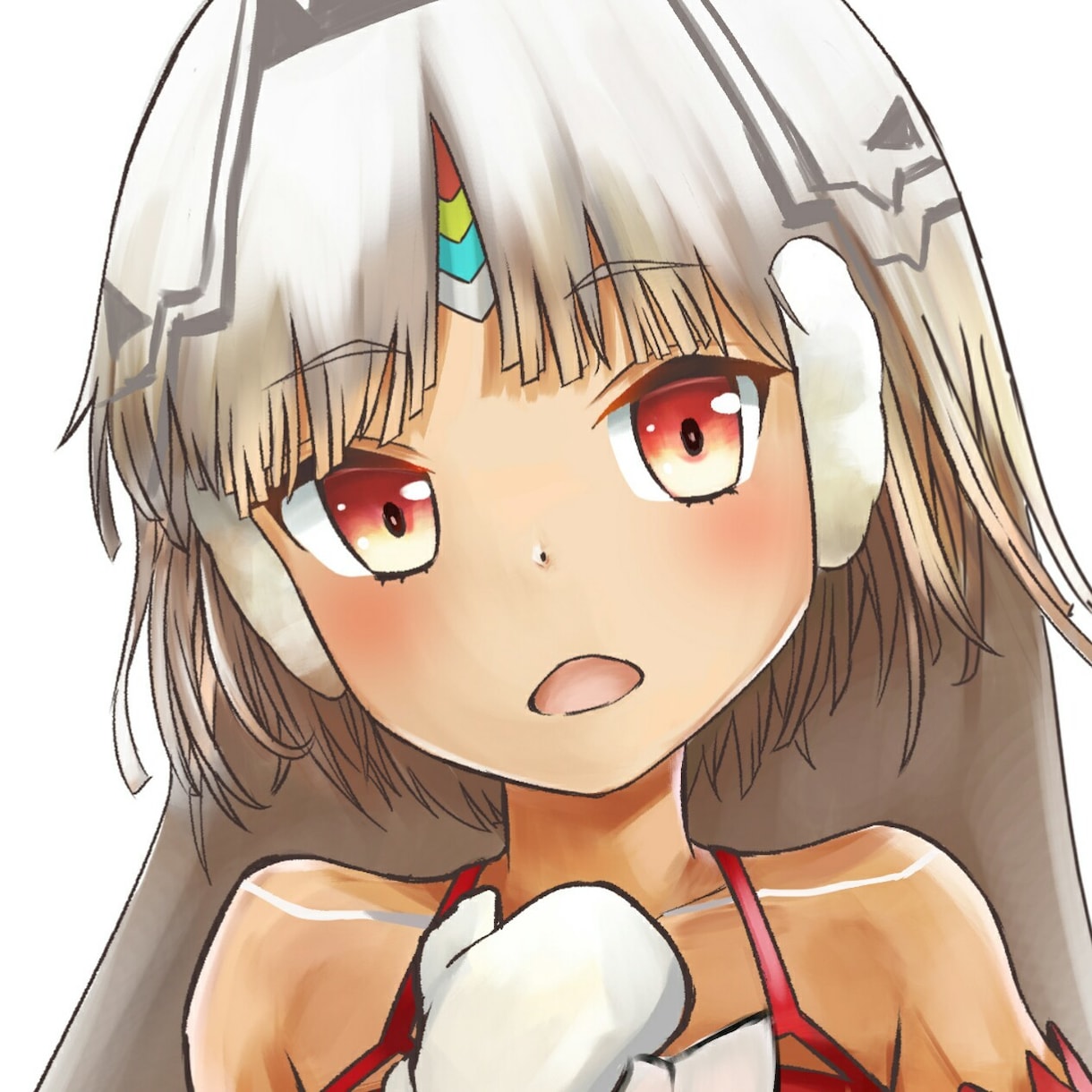 SNS等のアイコンで使える女の子のイラスト描きます アニメゲームなどサブカルに興味のある方へ イメージ5