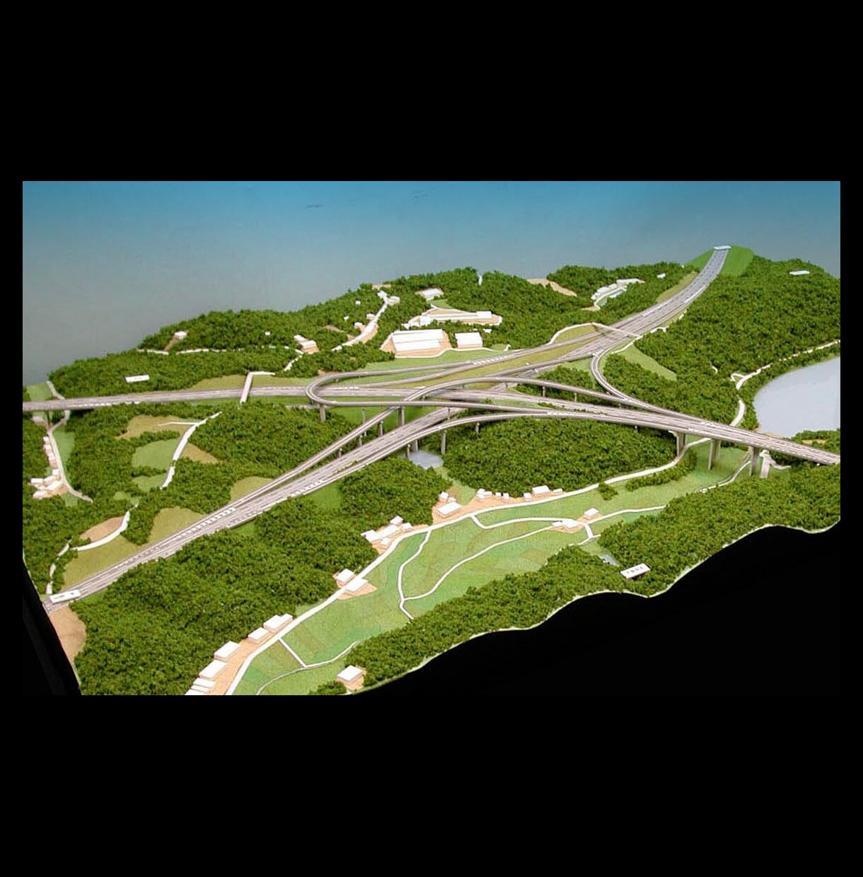 景観模型作ります 橋梁・土地区画・道路計画ほか土木関連の景観模型作ります。 イメージ1